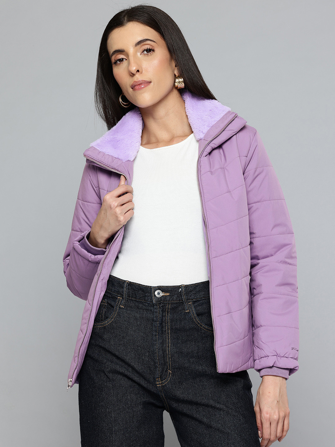 Fort Collins Mock Collar Padded Jacket