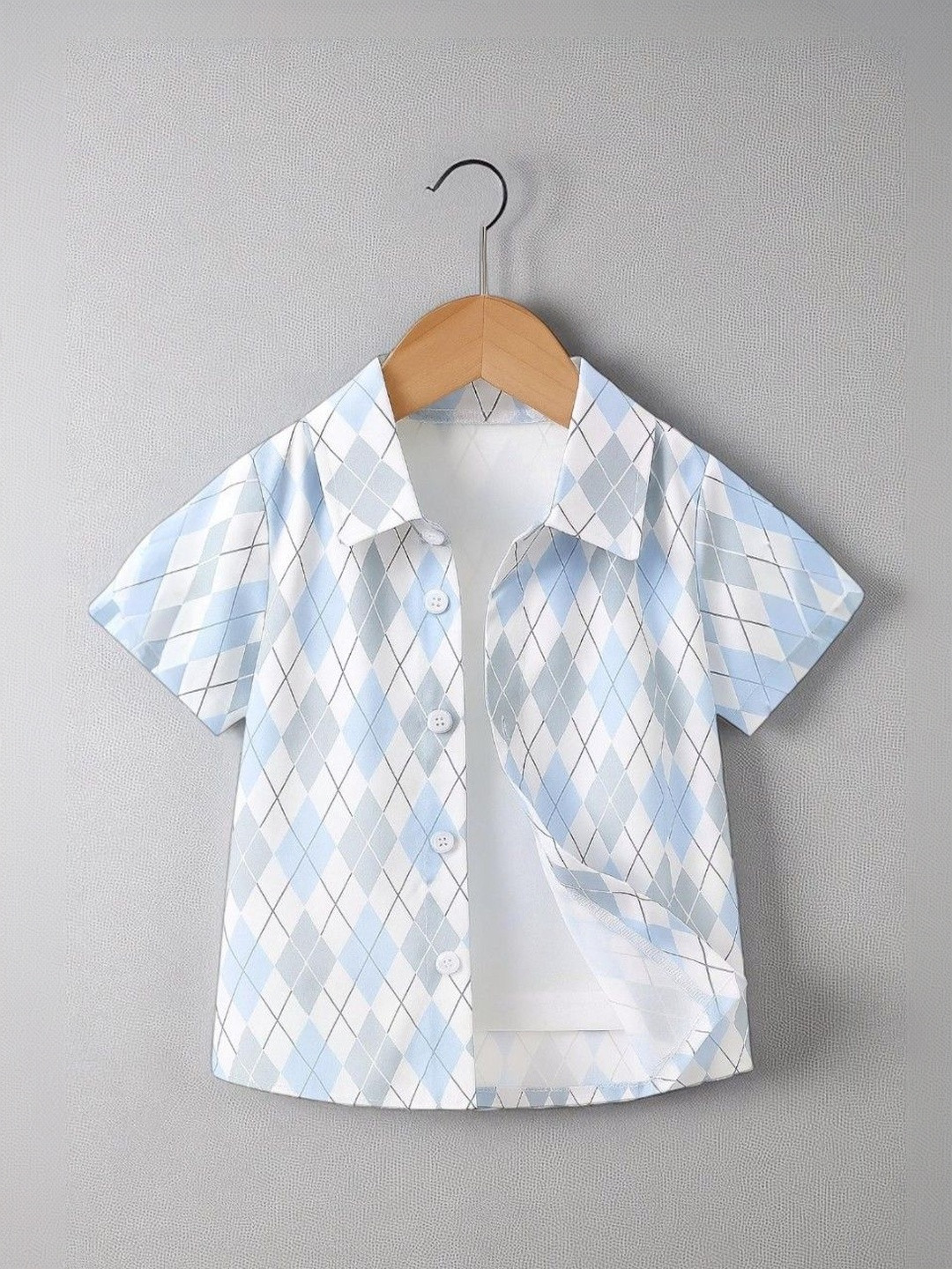 AMBARDI FASHION Boys Classic Floral Printed Formal Shirt