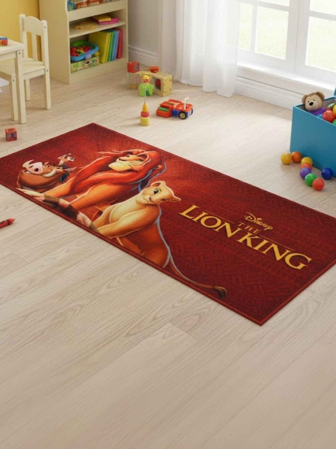 Athom Living Disney Lion King Printed Anti-Skid Runner Carpet