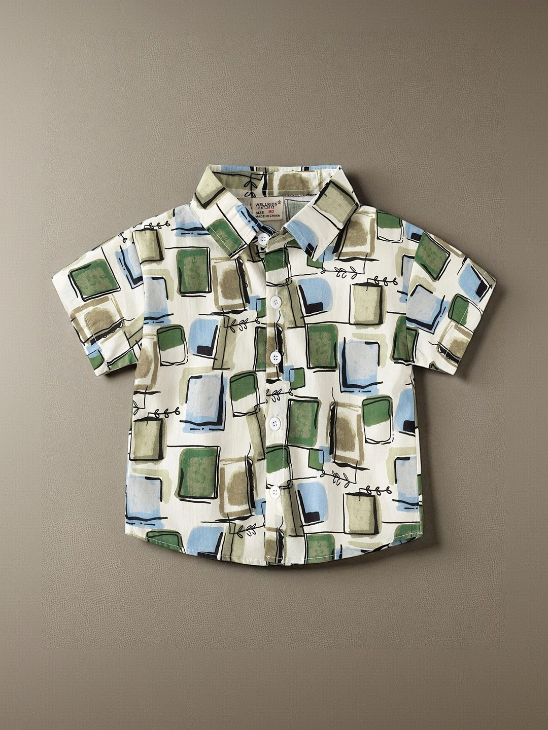 AMBARDI FASHION Boys Classic Printed Casual Shirt