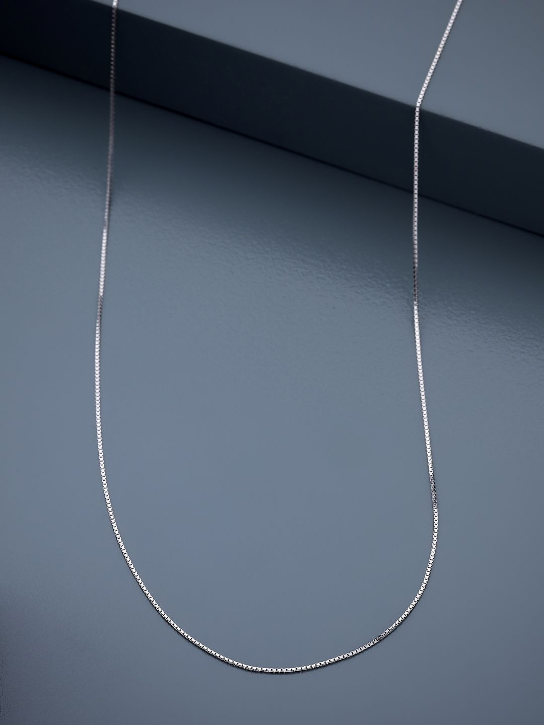 Kushal's Fashion Jewellery 925 Sterling Silver Rhodium-Plated Chain