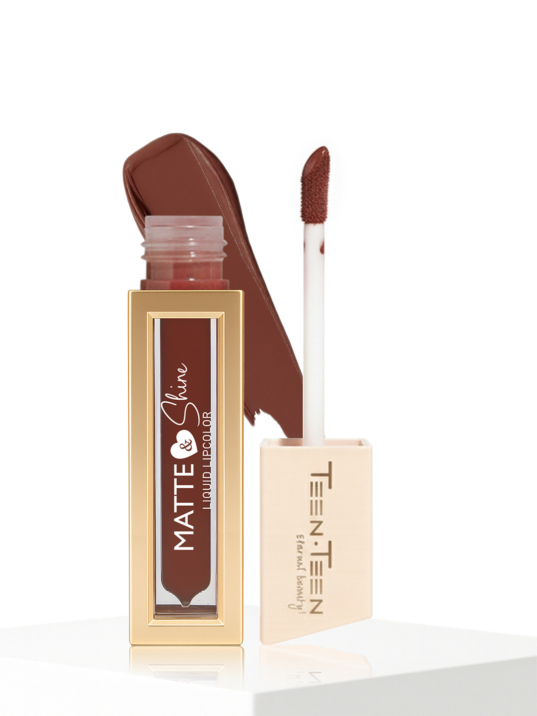 TEEN TEEN COSMETICS Matte & Shine Waterproof Lipstick - 4m - Rumor Has It - 09