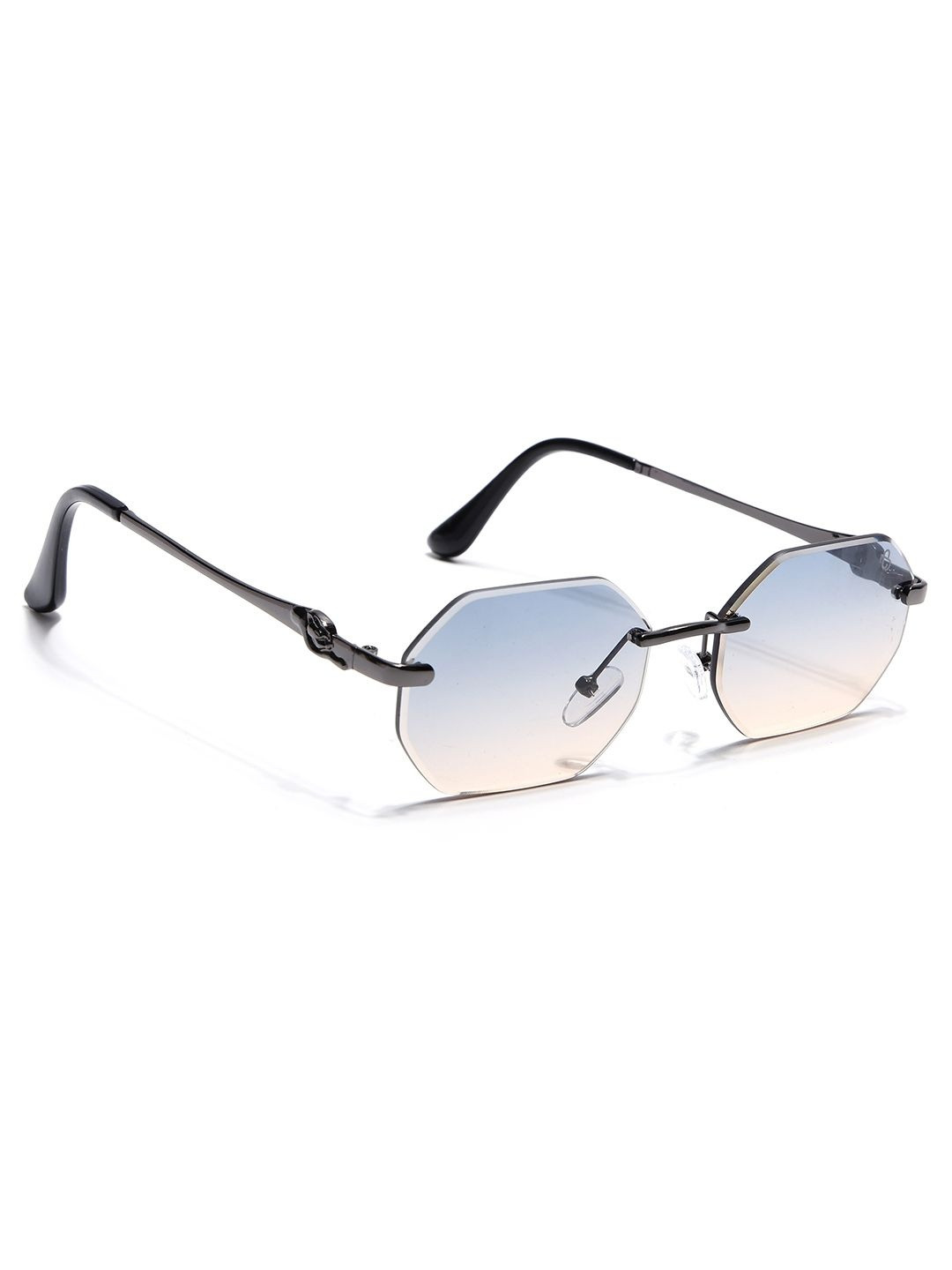 Eyejack Unisex UV Protected Hexagonal Sunglasses C565CL2224