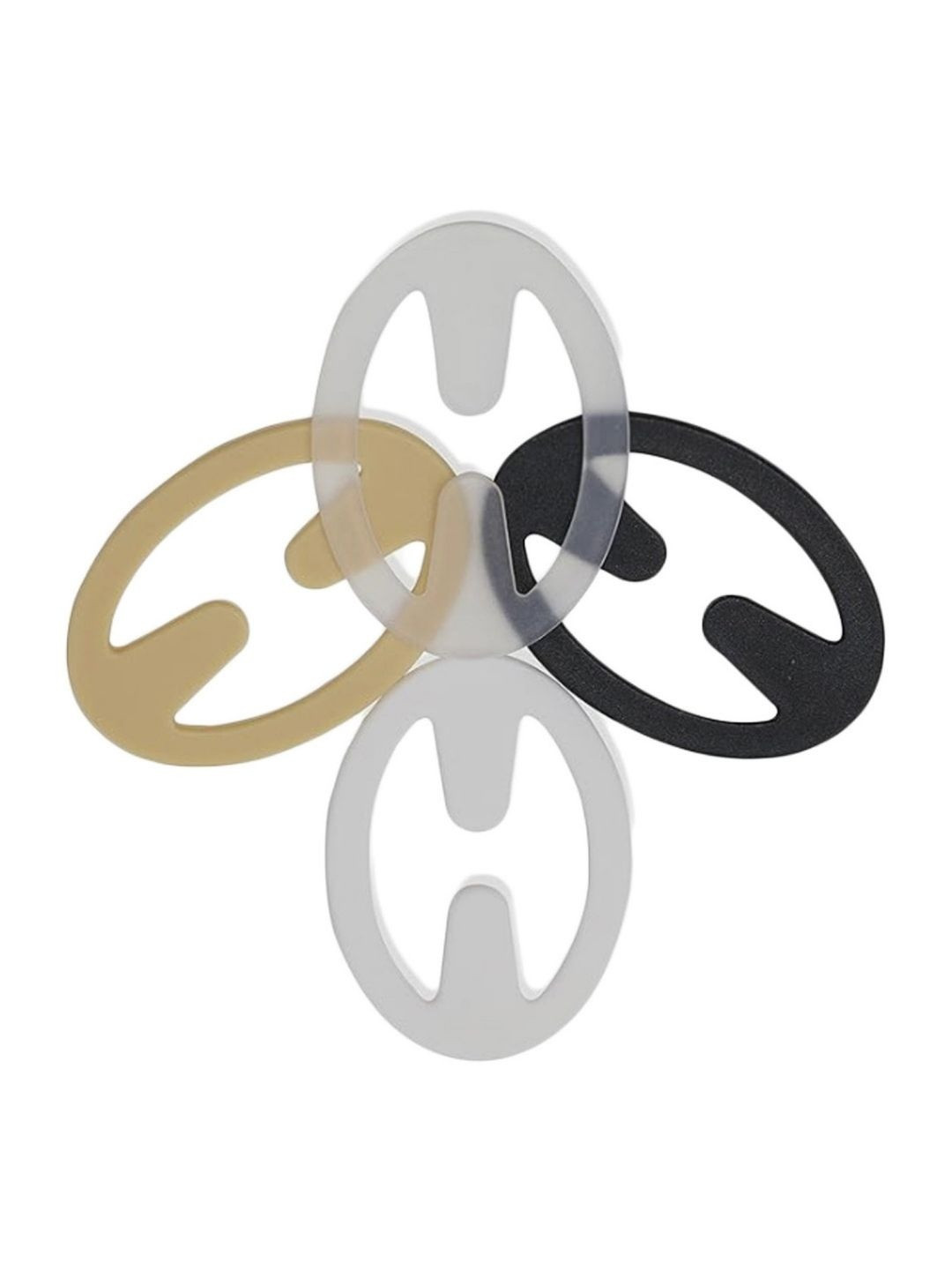 Esensuelle 7 Set of 4 Detachable Anti Slip Oval Shape Bra Straps and Extender