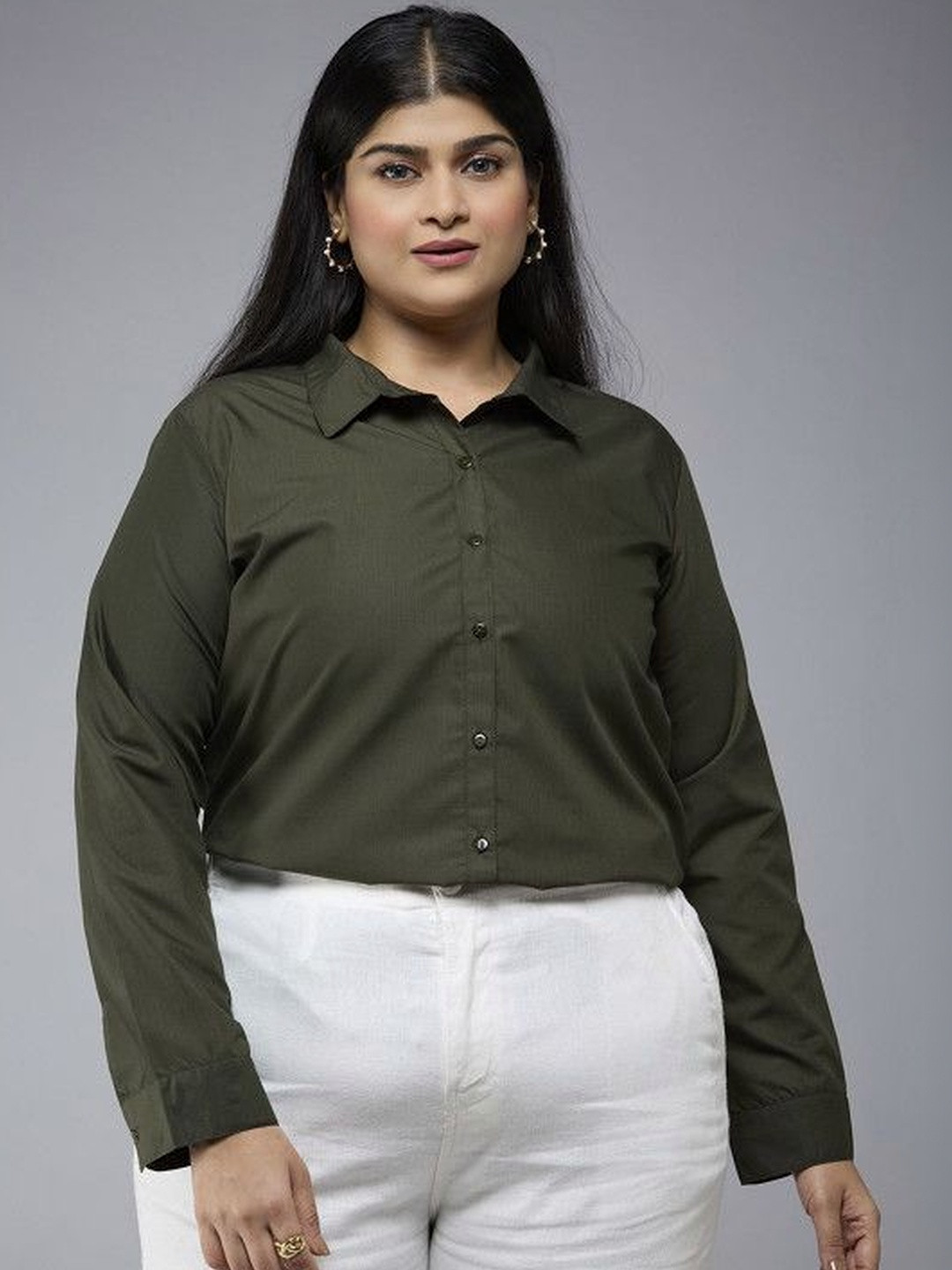 Style Quotient Plus Women Modern Casual Shirt