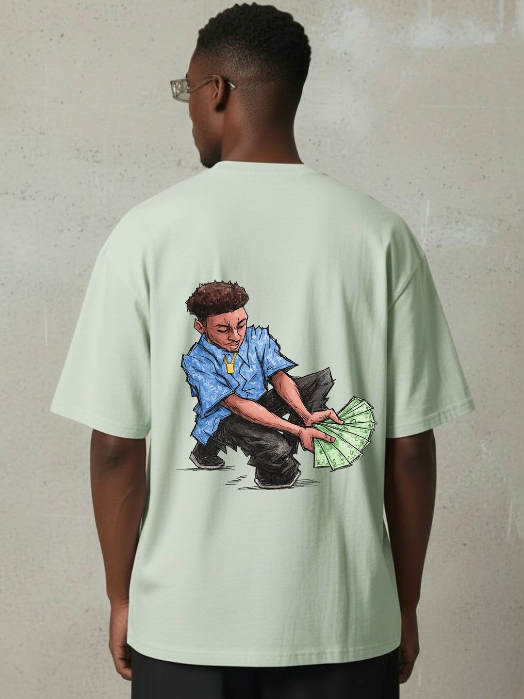 Ganji Men Printed T-shirt