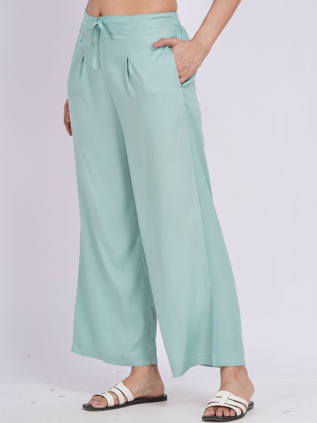 Minimul Cotton Wide Leg Palazzo Pant