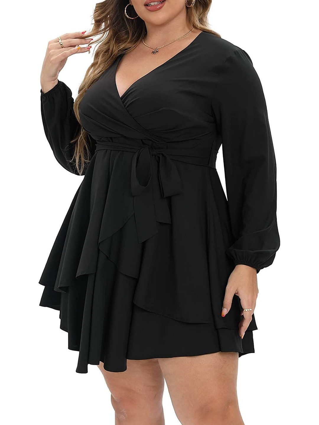 TASHVIKA'S PU Coated Dress