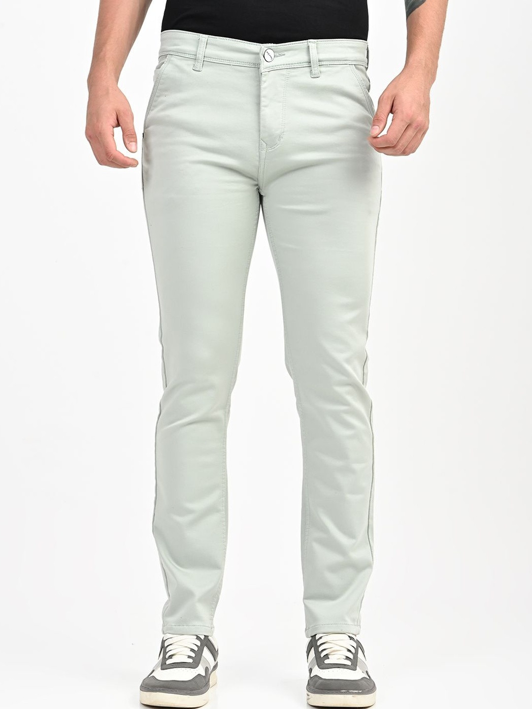 Native Bull Men Classic Slim Fit Mid-Rise Stretchable Jeans