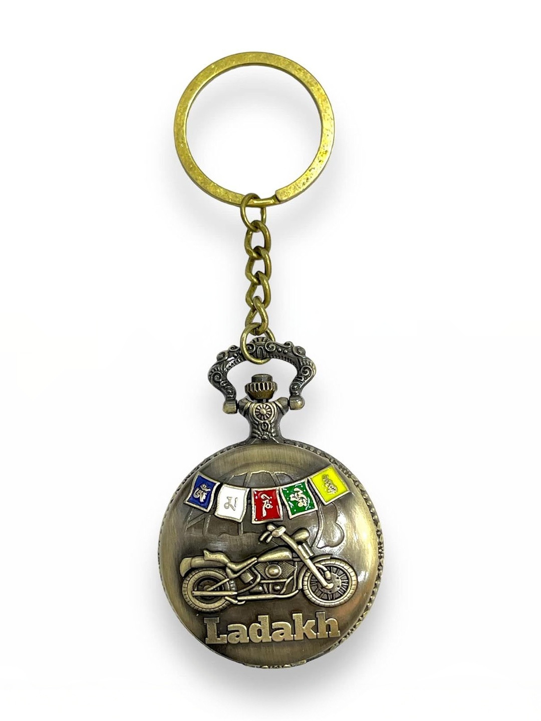 AUGEN Textured Pocket Watch Key Chain