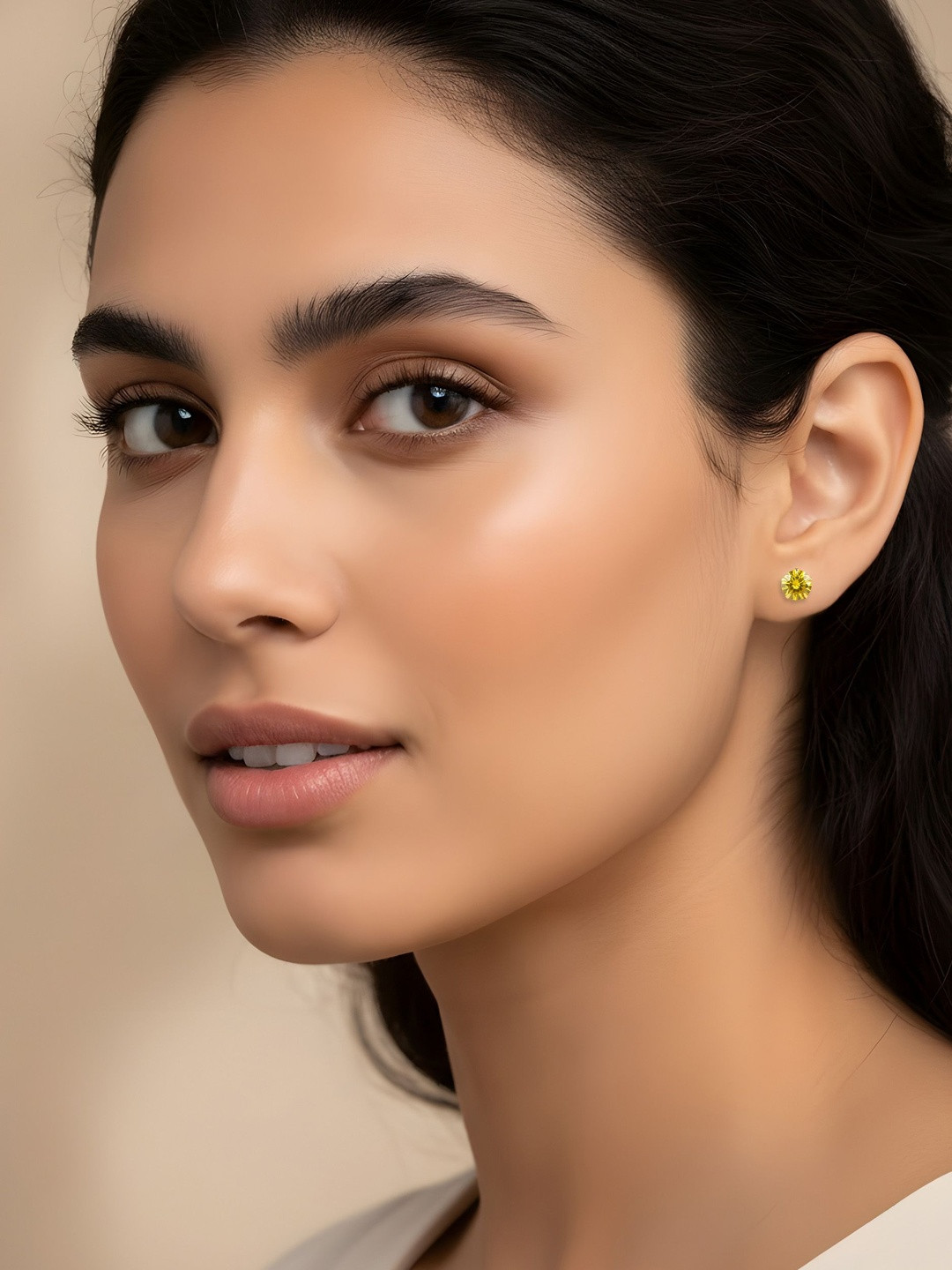 PRIVIU Circular Studs Earrings