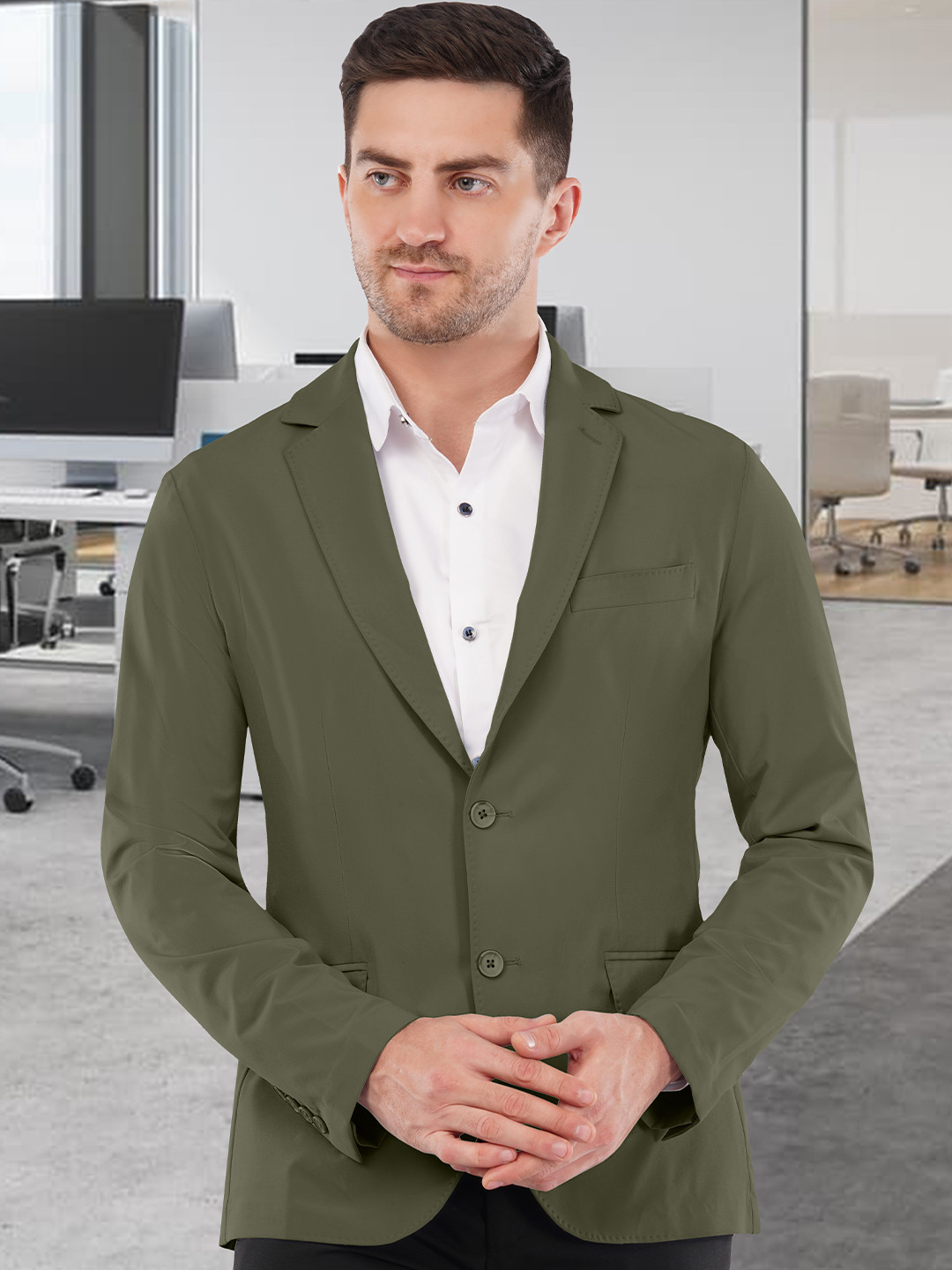 Integration Ultra-Stretch Ultra Light Unlined Slim-Fit Formal Layering Blazer