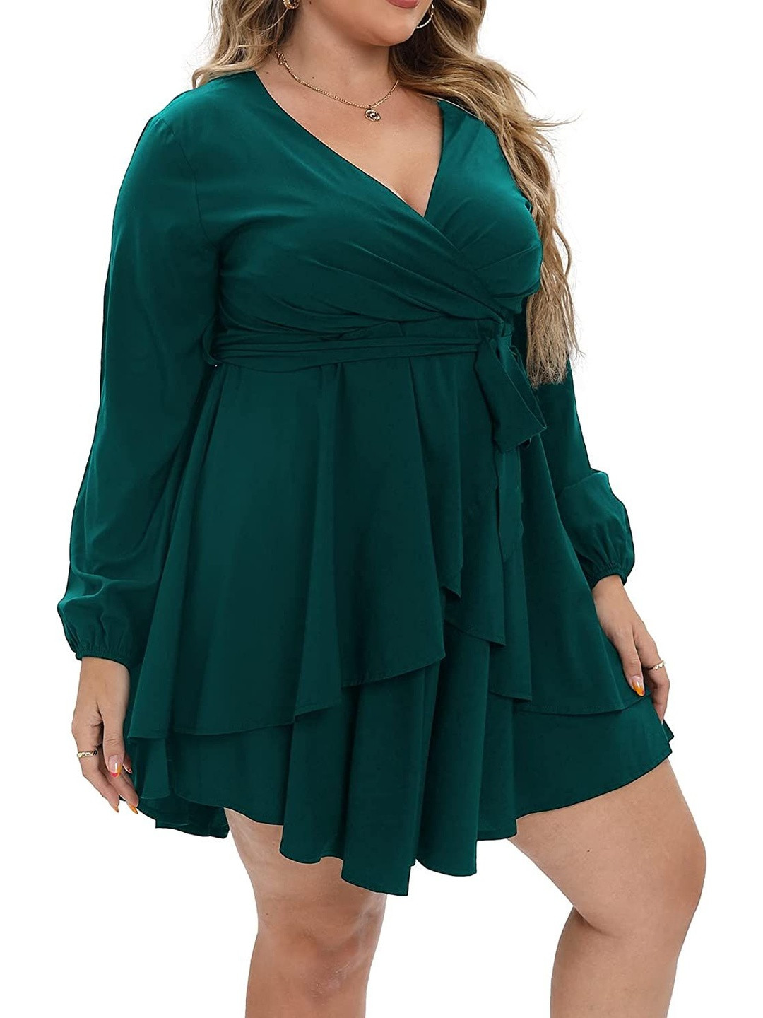 TASHVIKA'S PU Coated Mini Dress