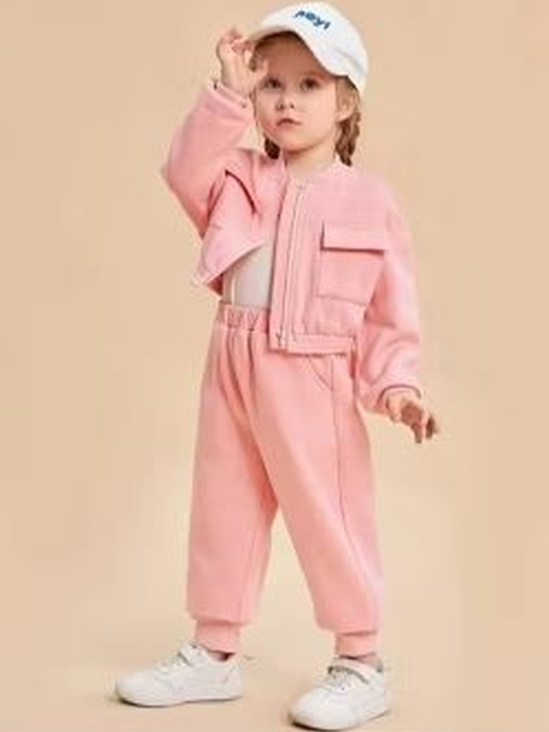 YK Kids Long Sleeve Sweatshirt with Jogger Set