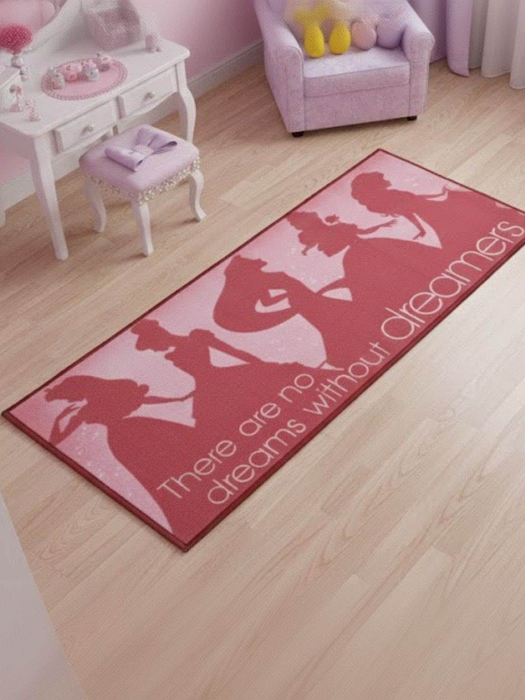 Athom Living Kids Disney Princess Anti-Skid Nylon Carpet
