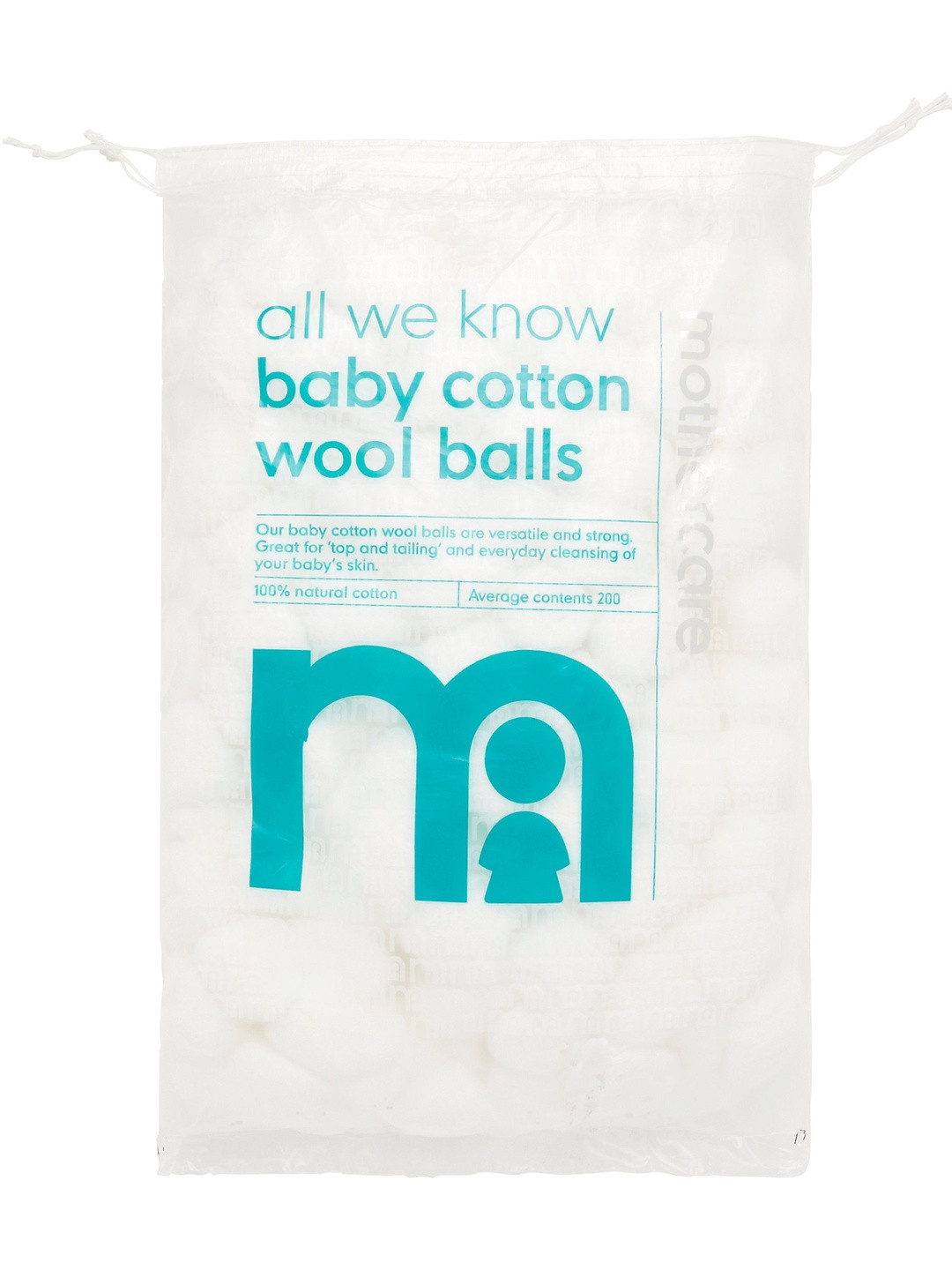 mothercare All We Know Cotton Wool Balls - 200Pcs