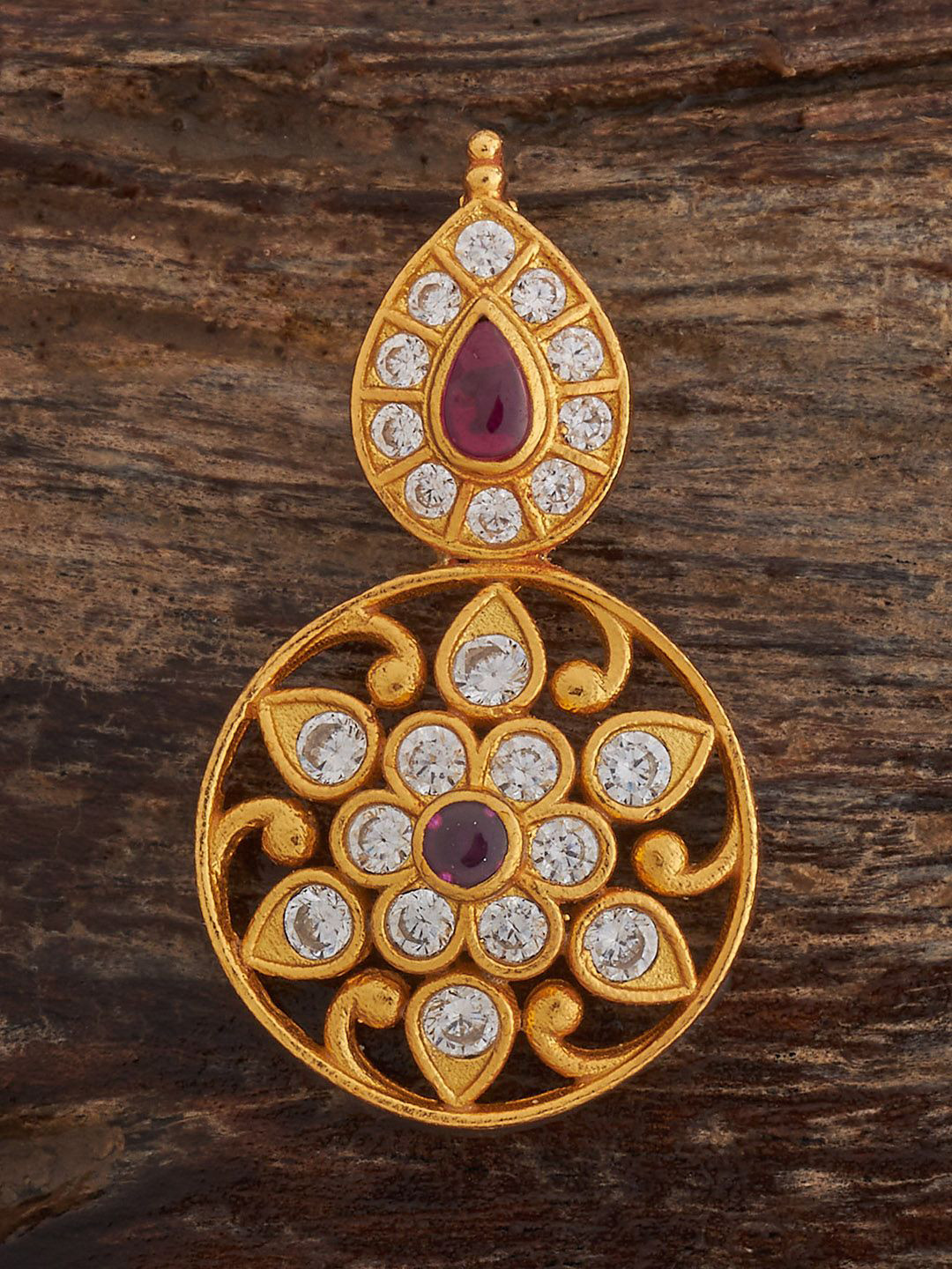 Kushal's Fashion Jewellery Gold-Plated Contemporary Pendants