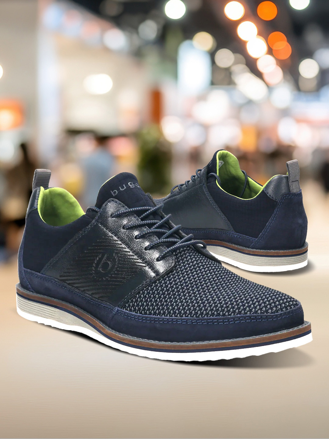 Bugatti Sione Comfort Men Textured Sneakers