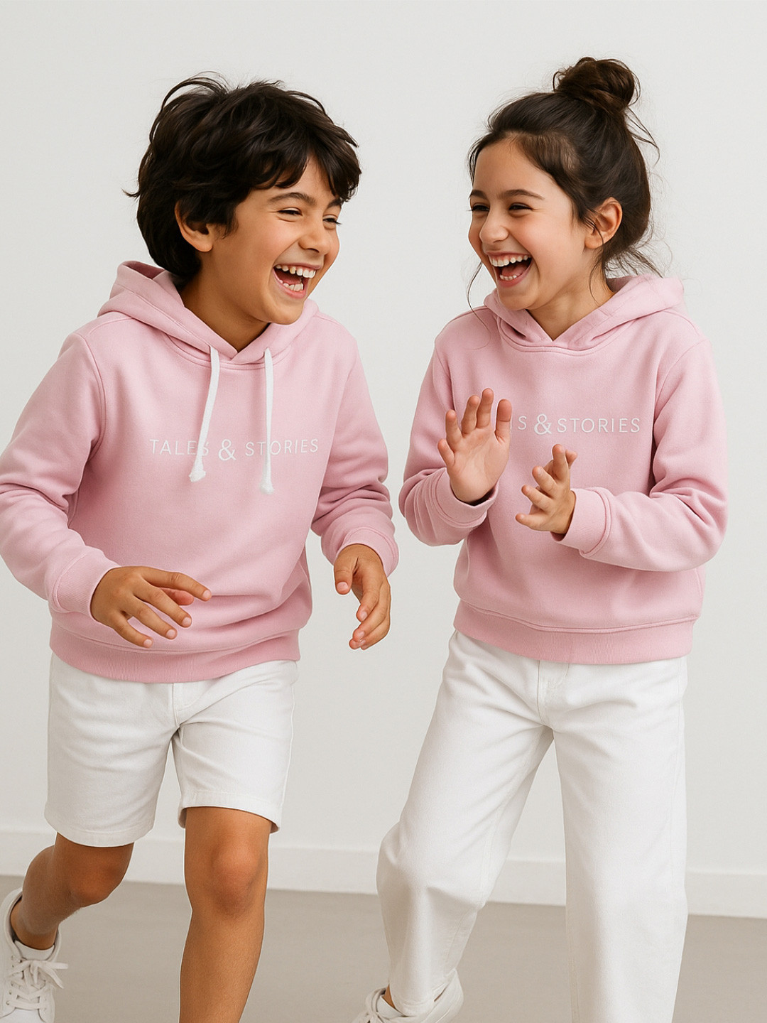 TALES & STORIES Kids Hooded Long Sleeves Sweatshirt