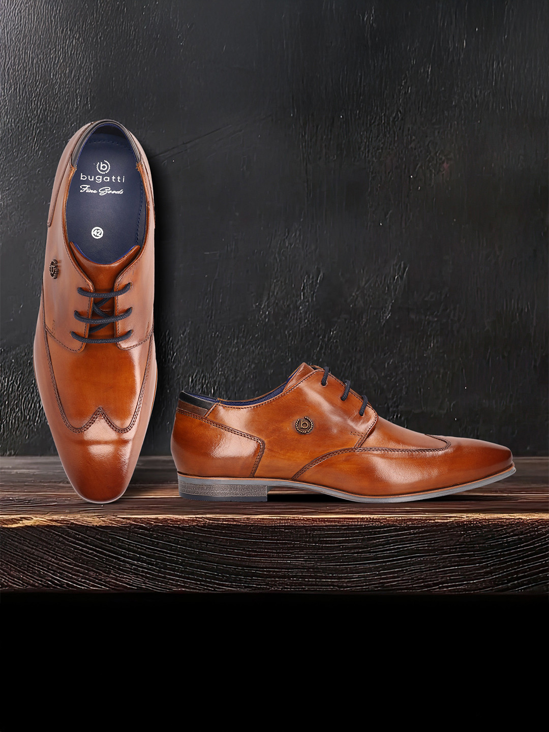 Bugatti Margo Men Textured Formal Derbys