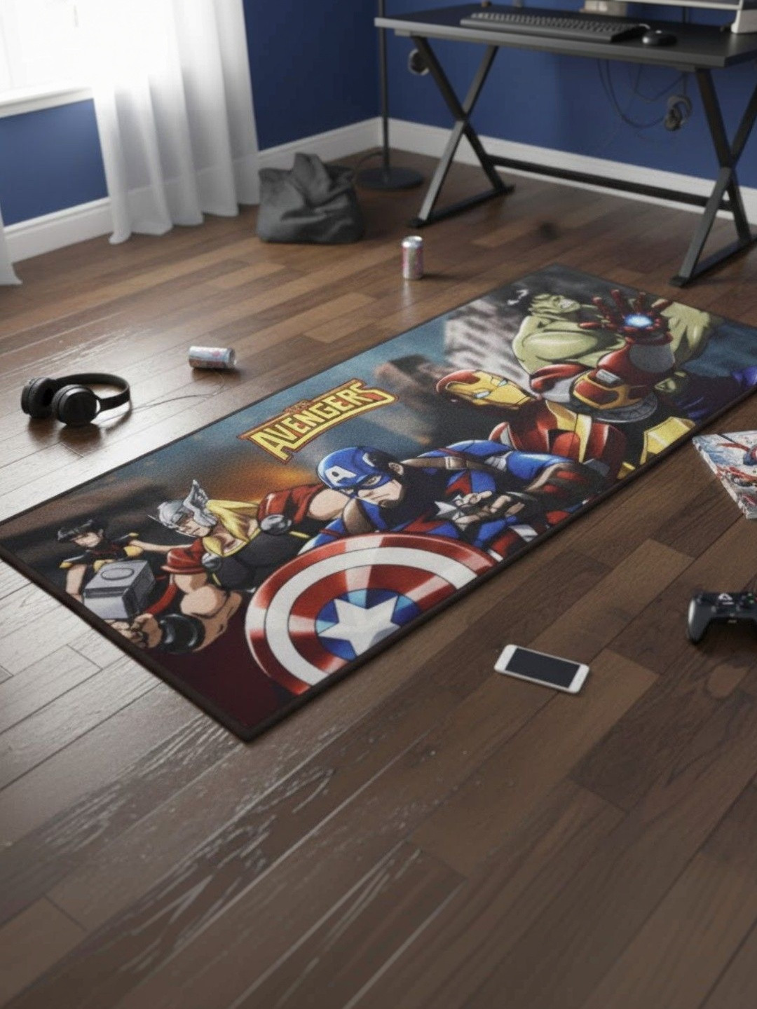 Athom Living Cartoon Characters Anti-Skid Nylon Carpet