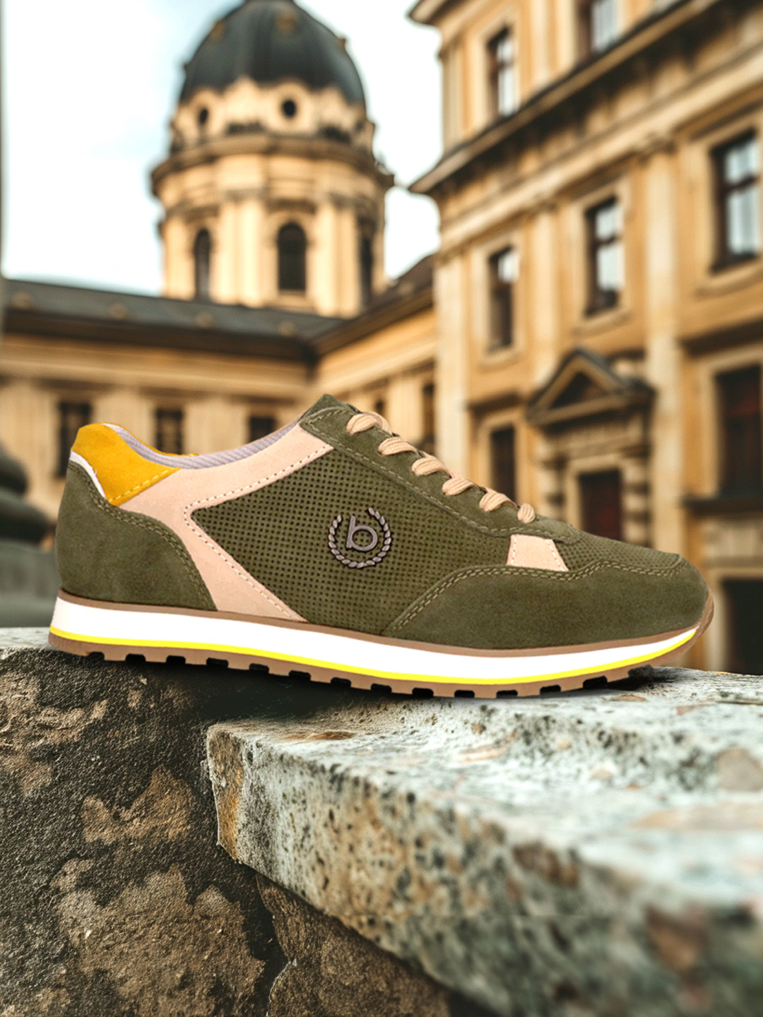 Bugatti Garnet Evo Men Round Toe Suede Sneakers