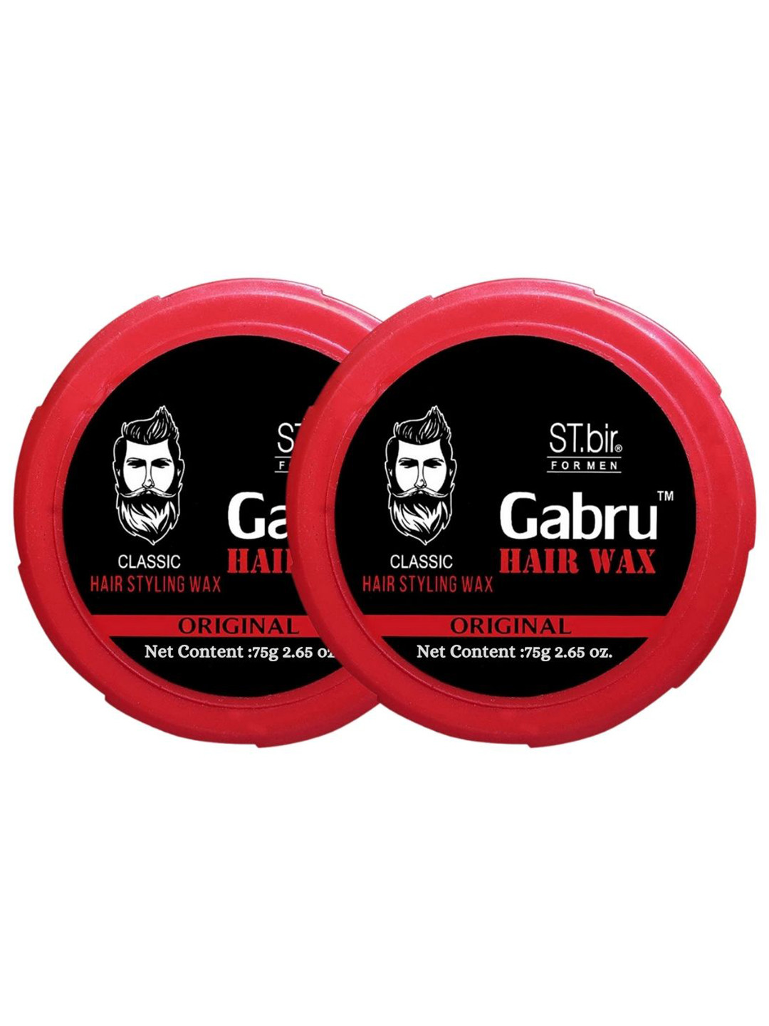 GABRU Set Of 2 Classic Long Lasting Hair Styling Wax- 75 g Each