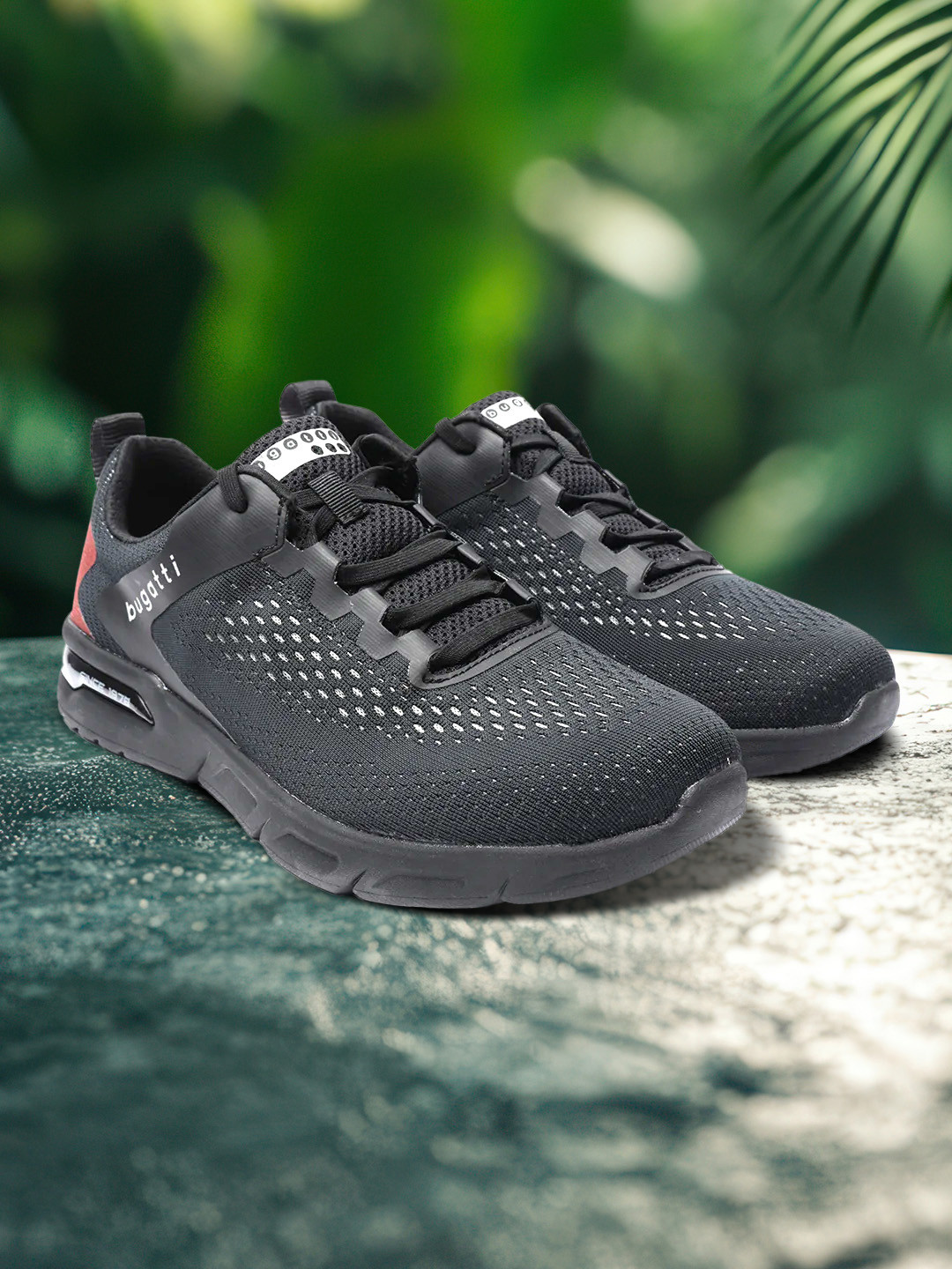 Bugatti Nubola Men Textured Round Toe Textile Sneakers