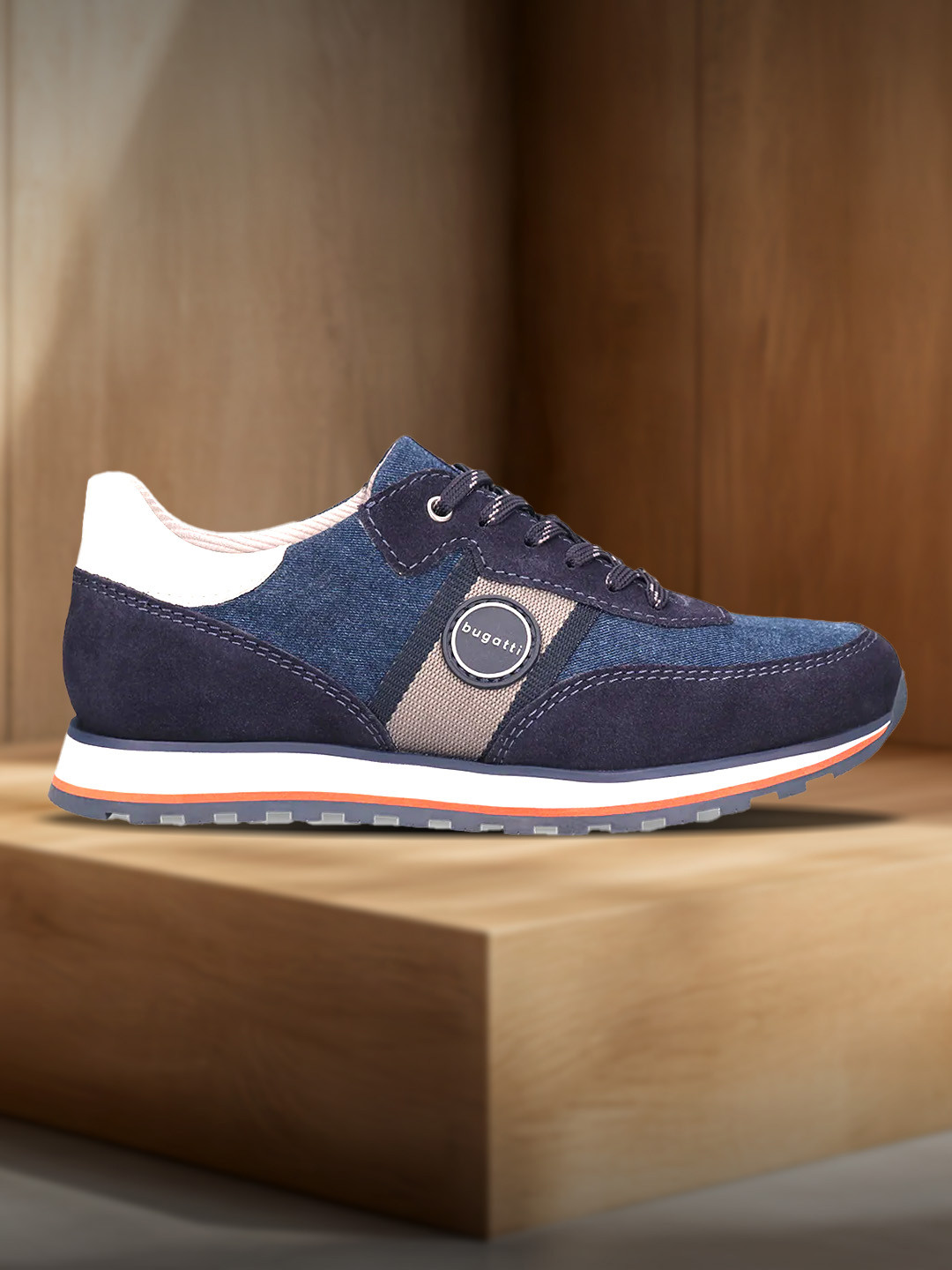 Bugatti Garnet Evo Men Suede Leather Lace Up Sneakers