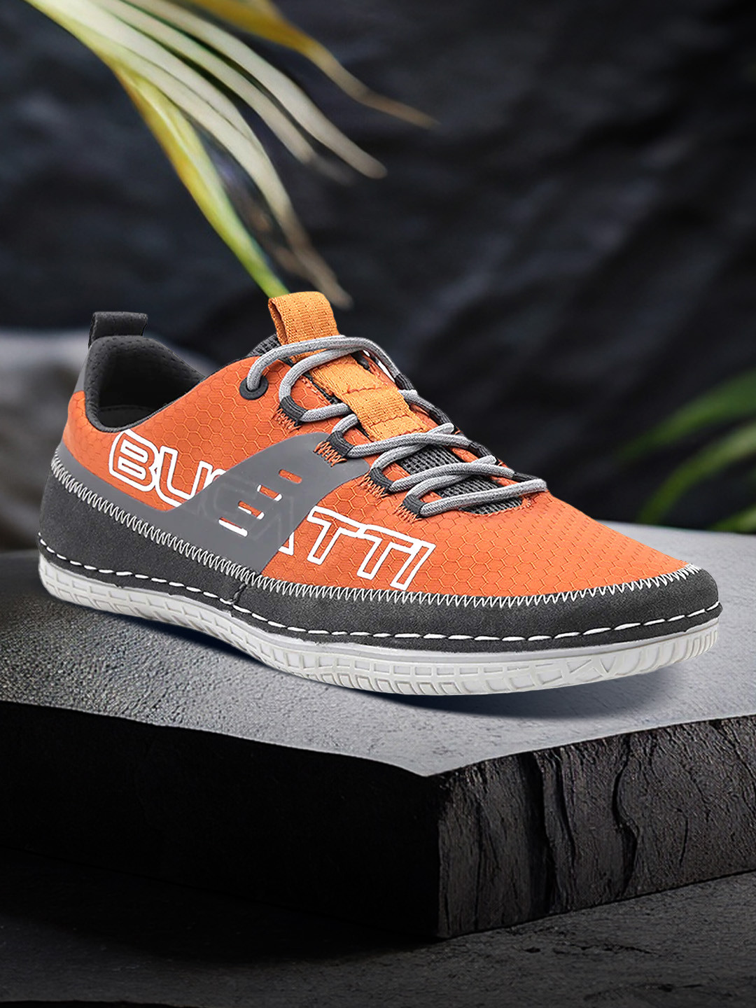 Bugatti Bimini Men Round Toe Textile Sneakers