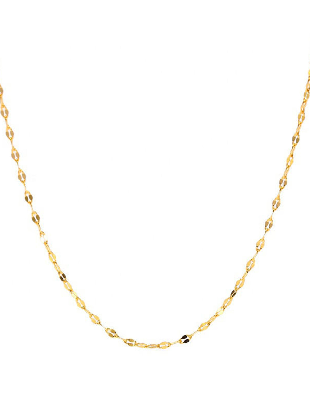 ZAISHA 18K Gold-Plated Stainless Steel Lip Chain