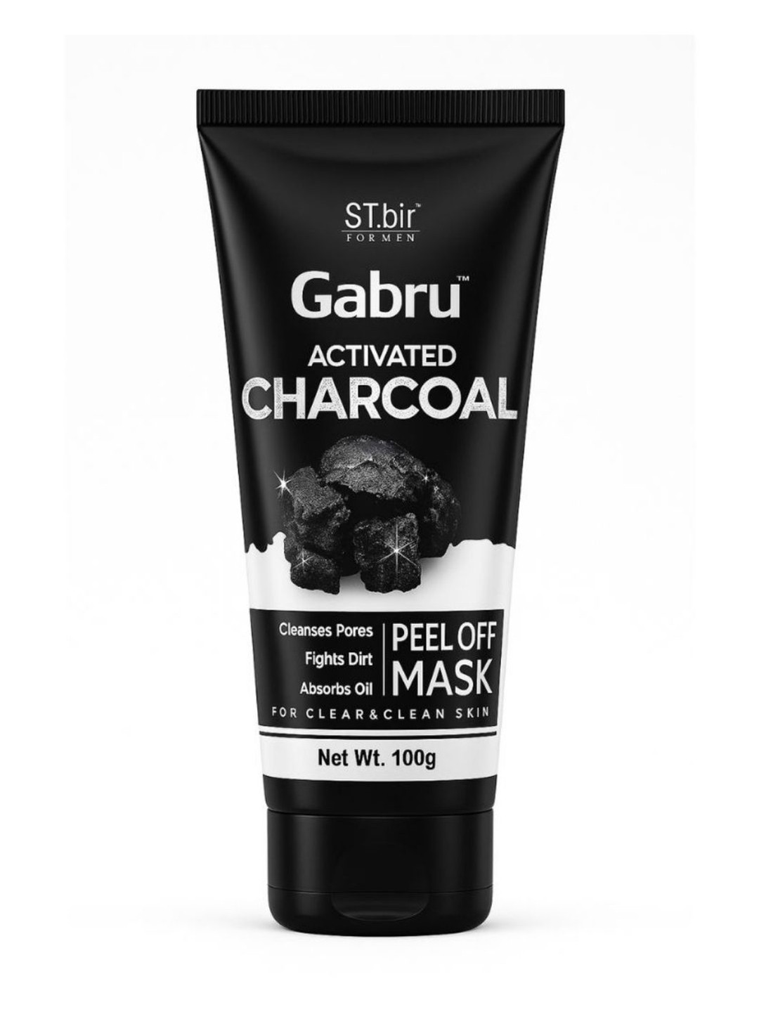 GABRU Activated Charcoal Peel Off Mask - 100 g
