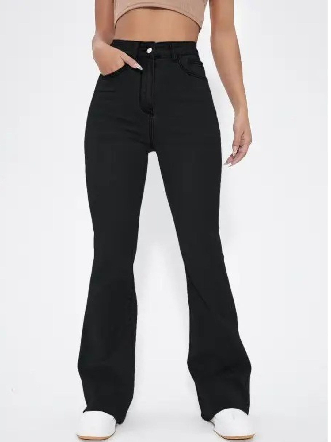 Veltick Women Bootcut High-Rise Jeans