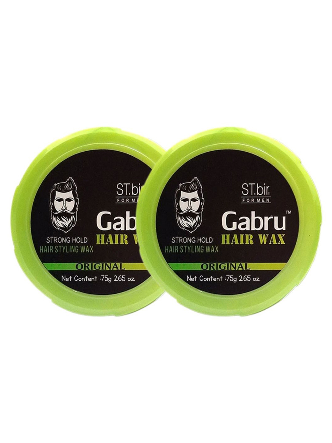GABRU Set Of 2 Strong Hold Hair Styling Wax- 75 g Each