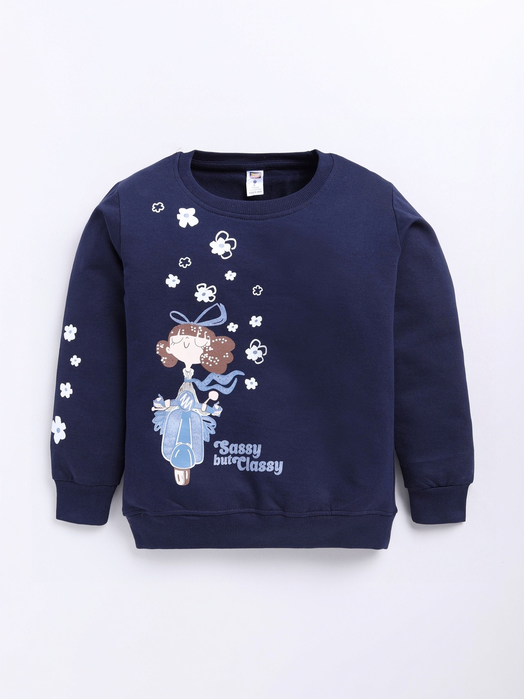 Nottie Planet Girls Printed Sweatshirt