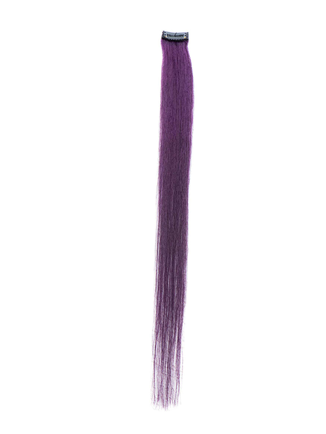 HAIR ORIGINALS 100% Human Hair 24 Inch Clip In Coloured Hair Streaks - Purple Martini