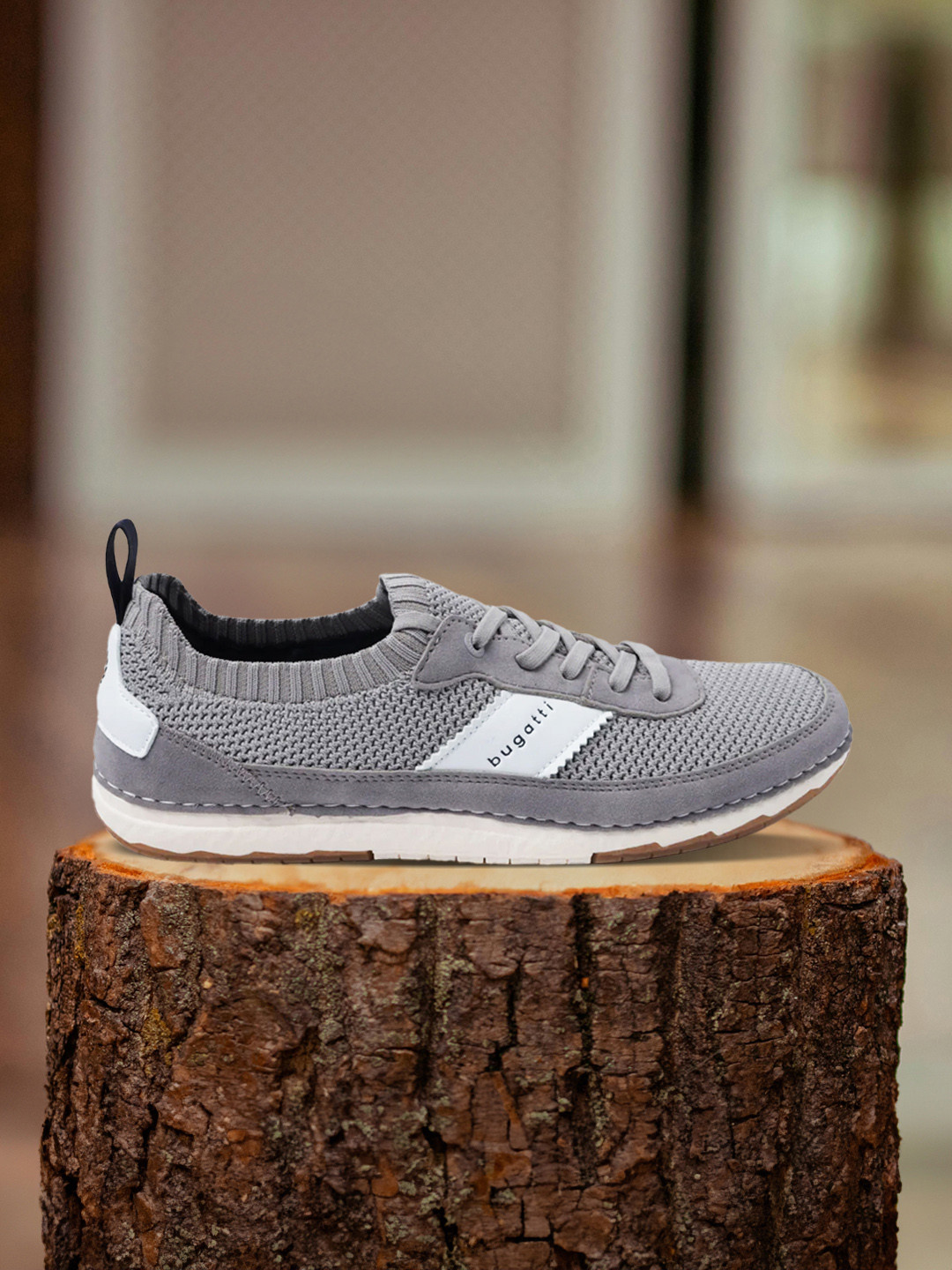 Bugatti Vanadium Men Textured Lace Up Sneakers