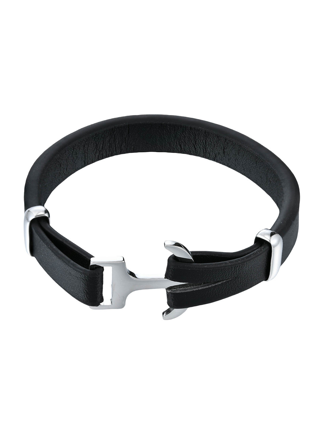 Aiza Men Nautical Resolve Leather Bracelet