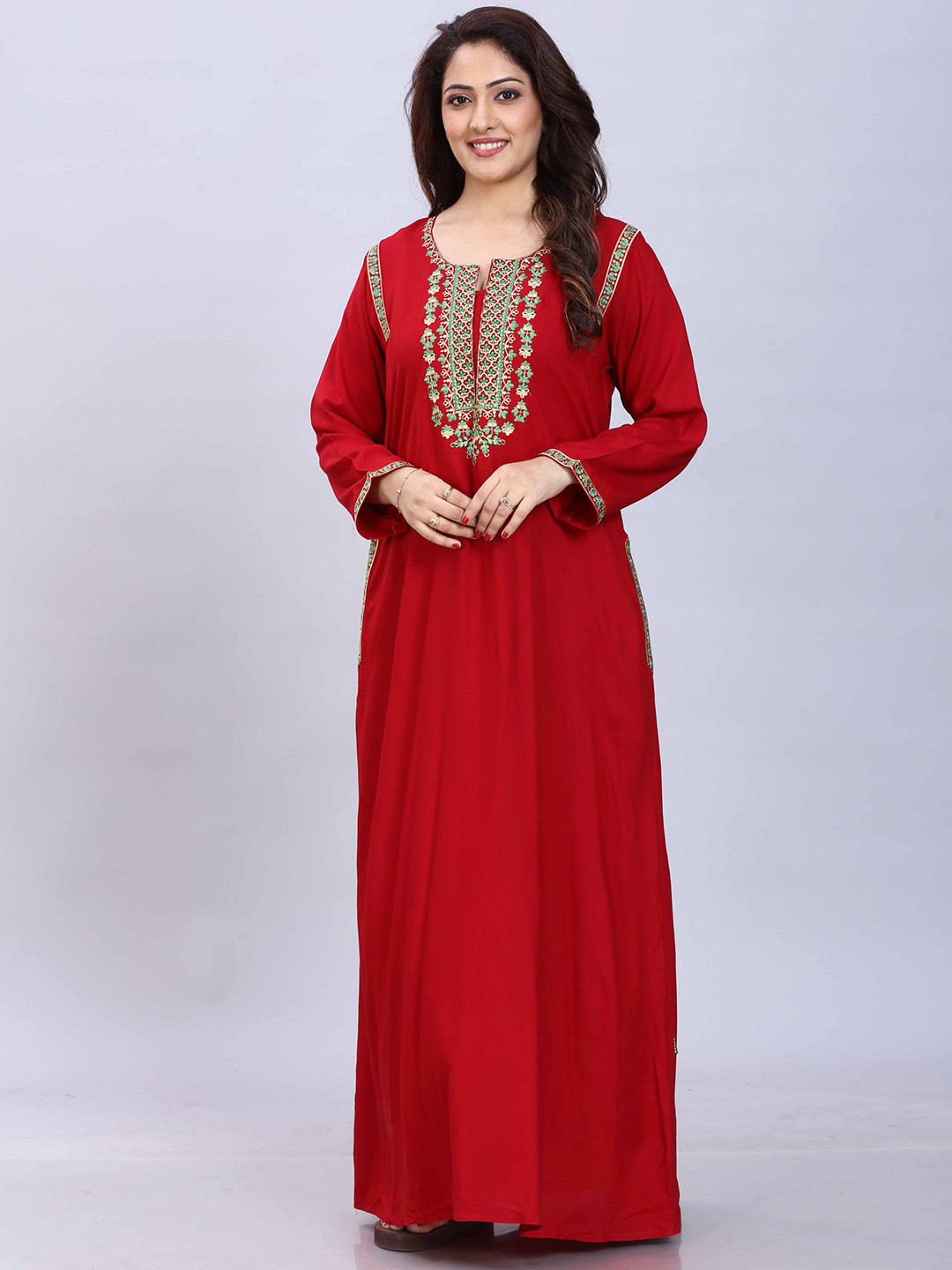 SANAA Embroidered Maxi Nightdress