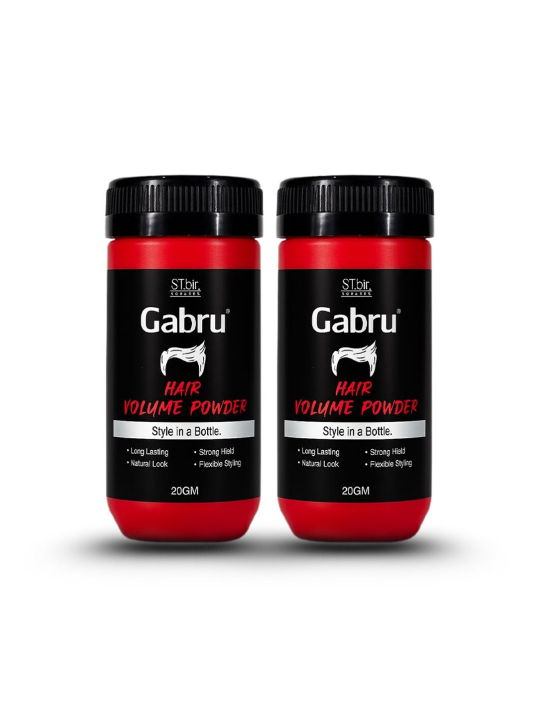 GABRU Set Of 2 Hair Volume Non Sticky Powder - 20 g Each