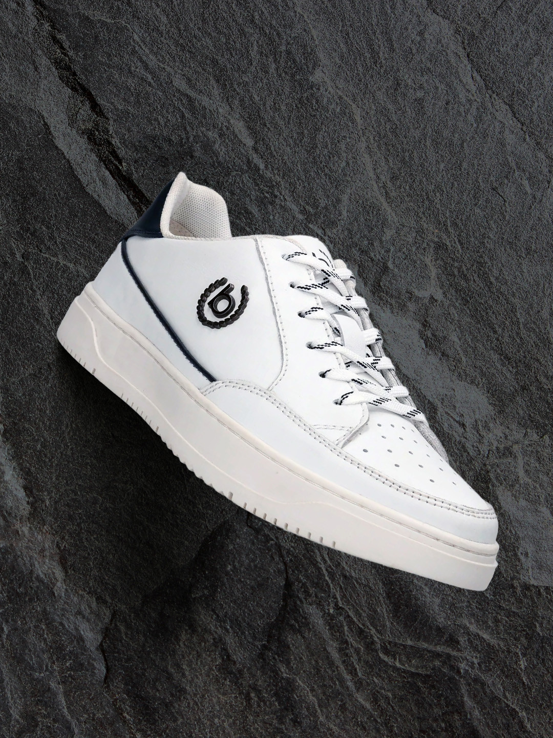 Bugatti Humus Men Perforations Mid Top Leather Sneakers