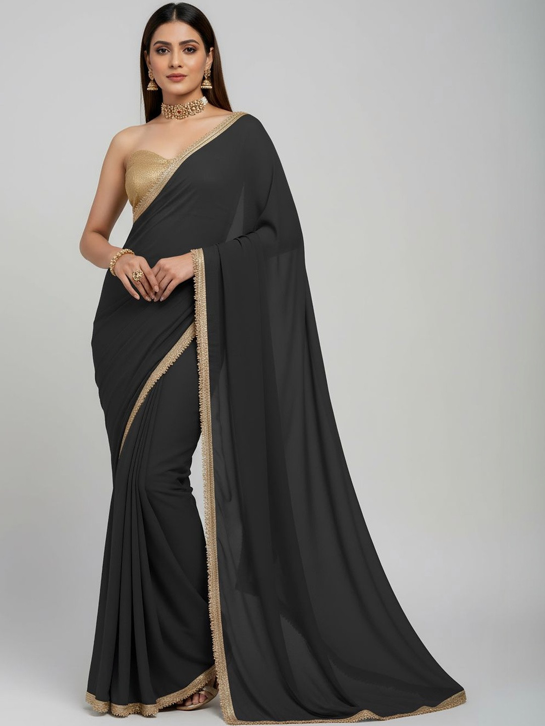 Rensa Pure Georgette Saree