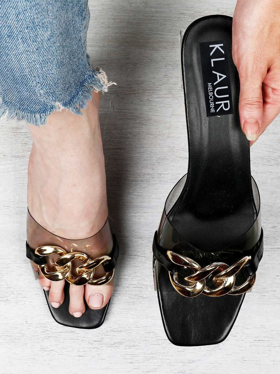 Klaur Melbourne Party Block Sandals