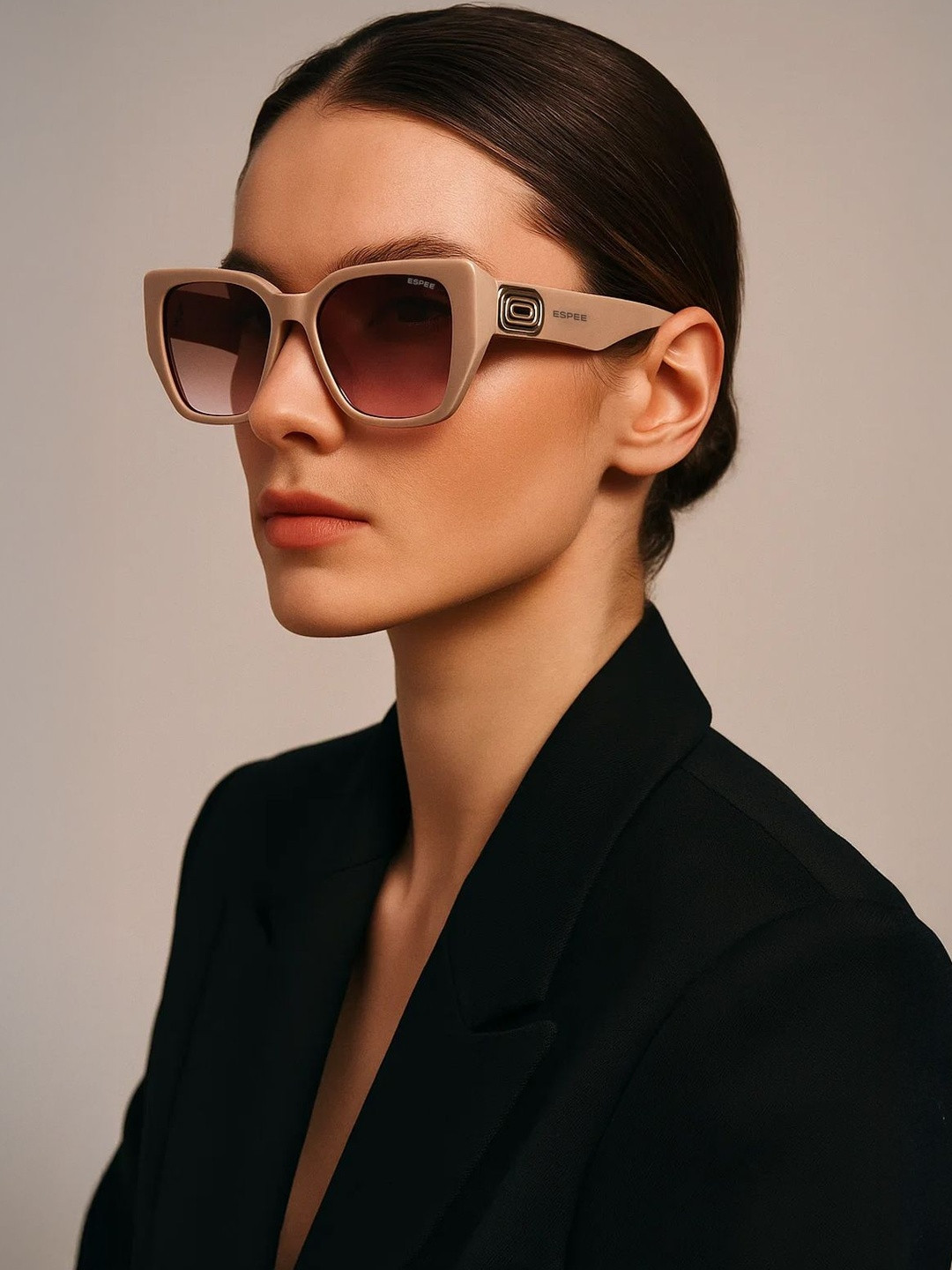 Espee Women Brown Lens & Brown Butterfly Sunglasses with UV Protected Lens