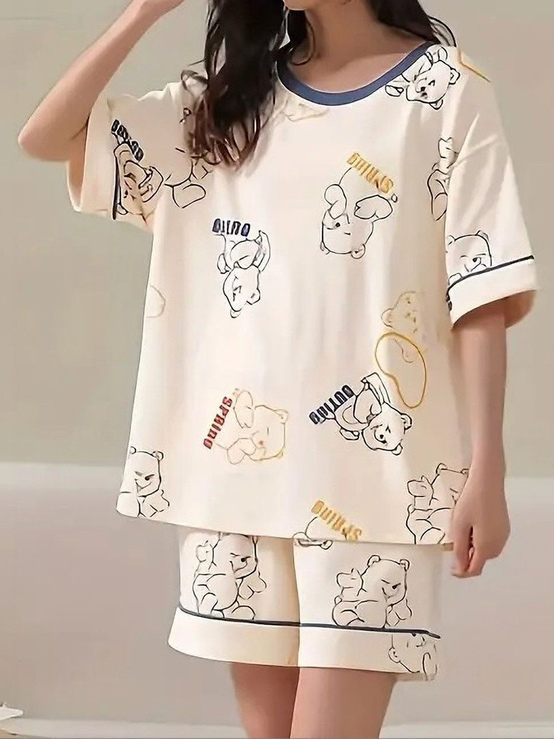 4JSTAR Unisex Kids Printed T-shirt with Shorts