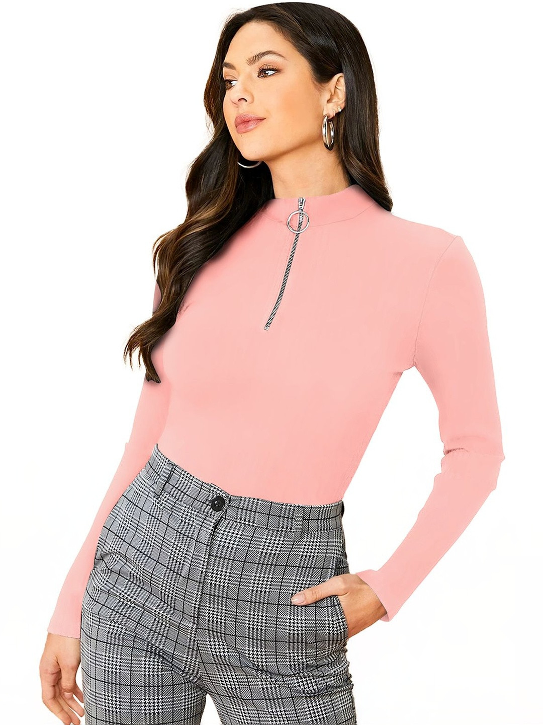 Fashion2wear Smocked Crepe Top