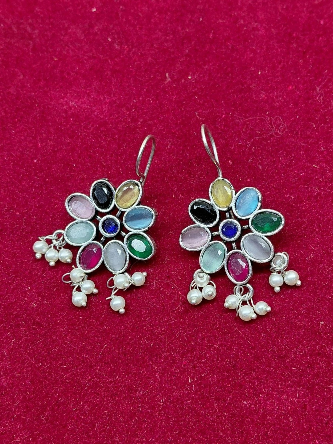 Ak Fashion Floral Drop Earrings