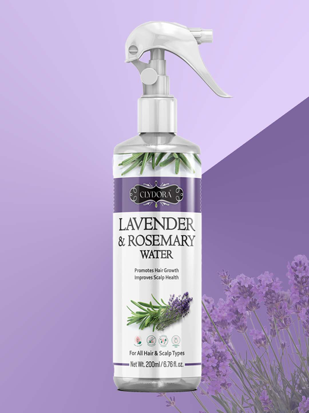 CLYDORA Lavender & Rosemary Water - 200 ml