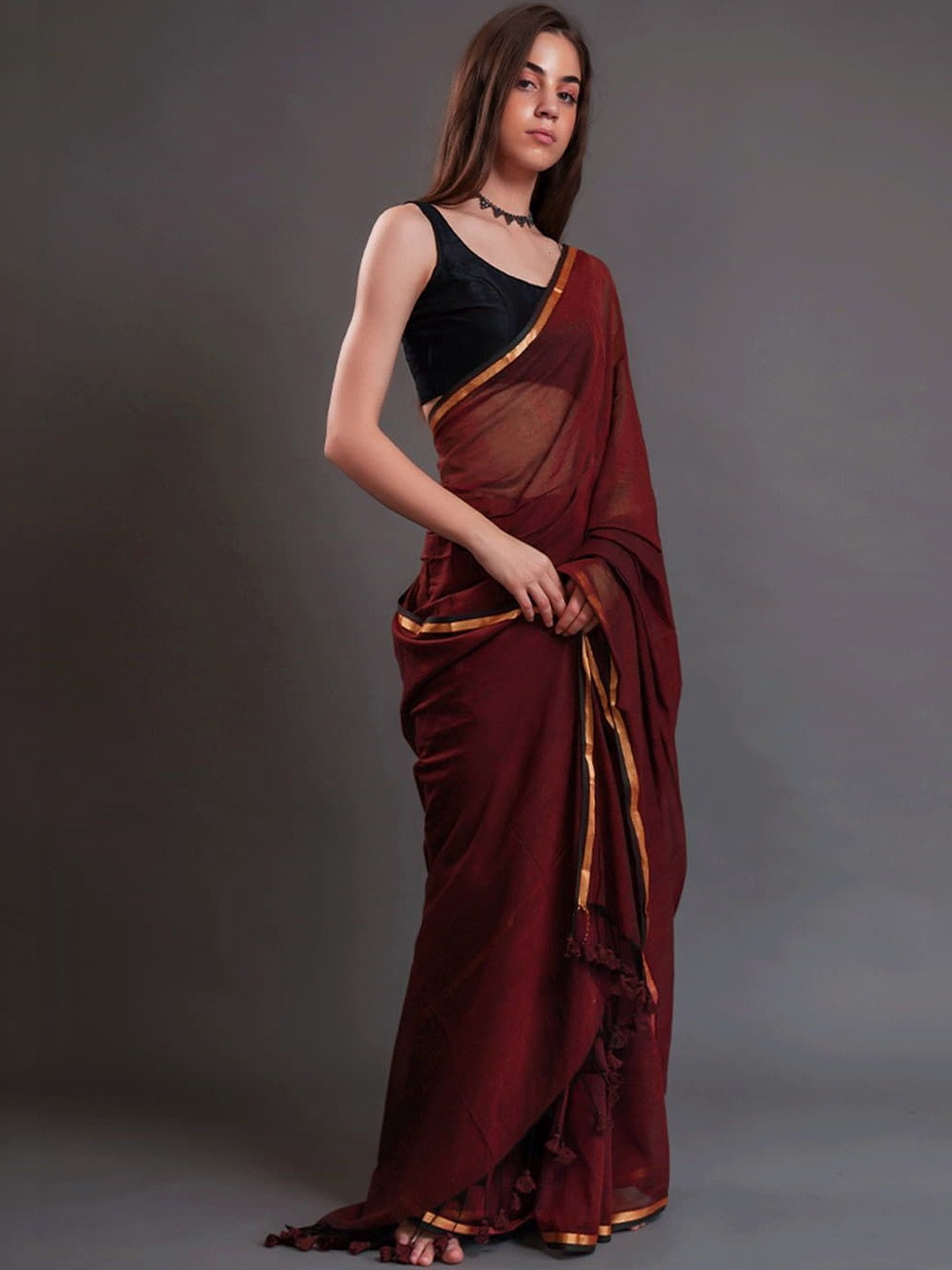 Tuyam Pure Cotton Handloom Saree
