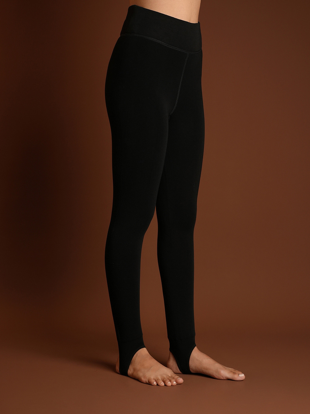 Theater Women High-Rise Fur Thermal Bottoms